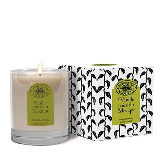 Bougie Vanille noire du Mexique — LA MAISON DE LA VANILLE